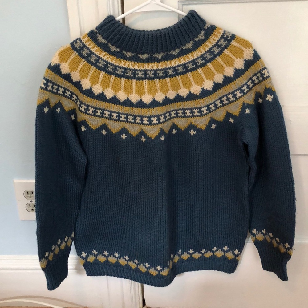 Handmade in Norway - 100% wool sweater